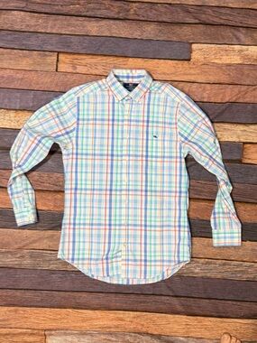 Vineyard Vines Slim Fit Tucker Shirt Check Mens Button Down Preppy Shirt